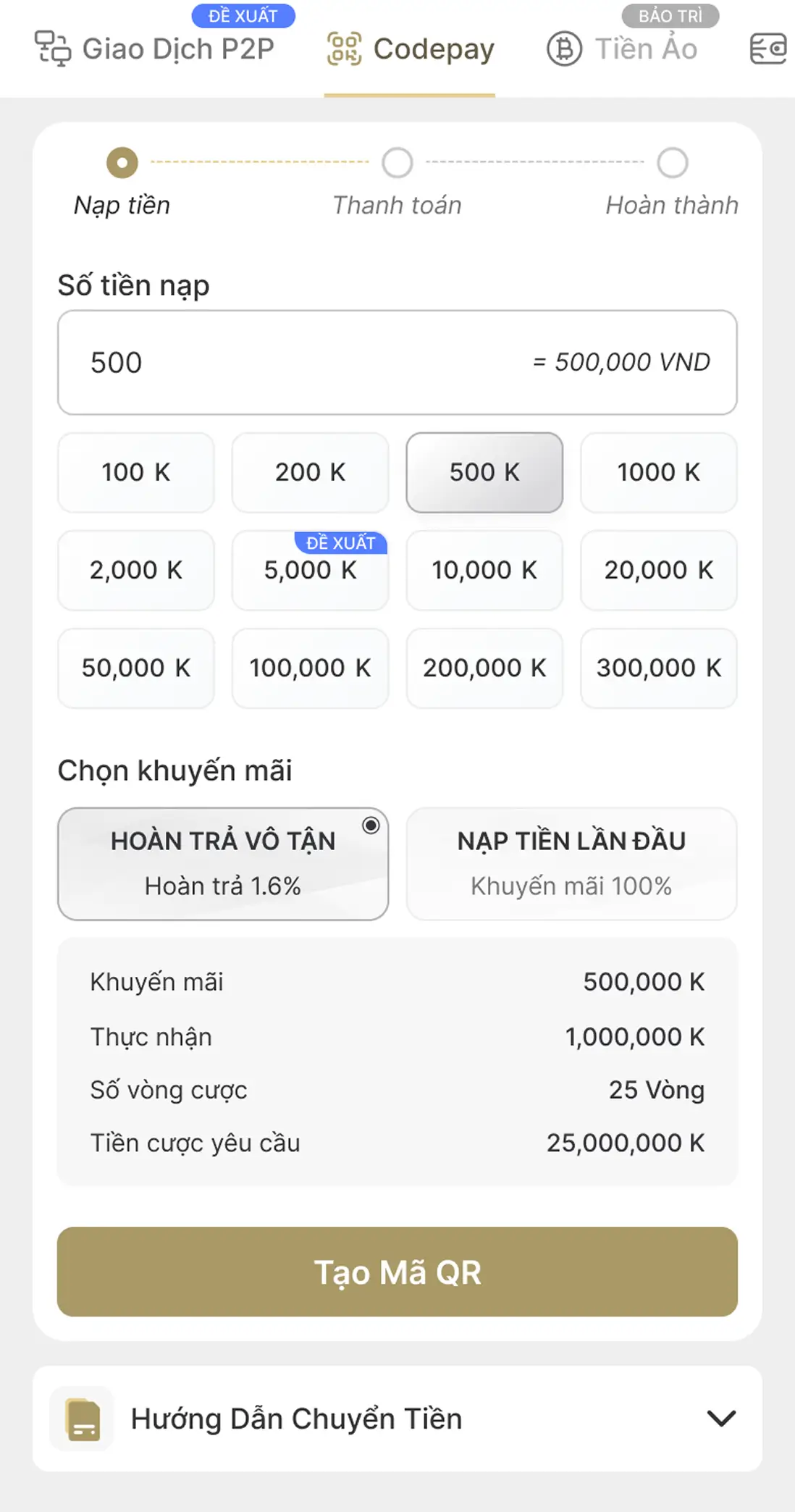 Bước 1: